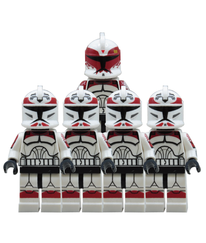 Pack B- 104th DR Commander Wolffe w 104th DR trooper