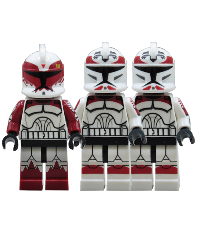 Pack A- 104th DR Commander Wolffe w 104th DR trooper