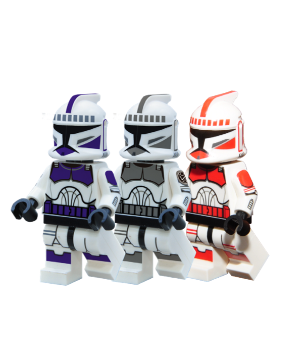 Trio pack- 187th trooper, CG trooper p2 design, Kamino security guard