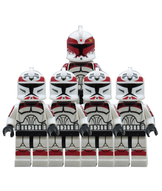 Pack B- 104th DR Commander Wolffe w 104th DR trooper