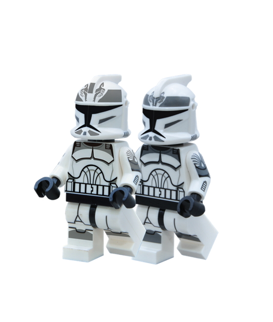 Duo pack- 104th dark gray trooper, ver. 2 trooper