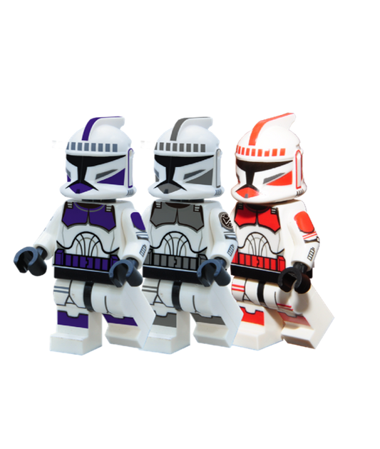 Trio pack- 187th trooper, CG trooper p2 design, Kamino security guard
